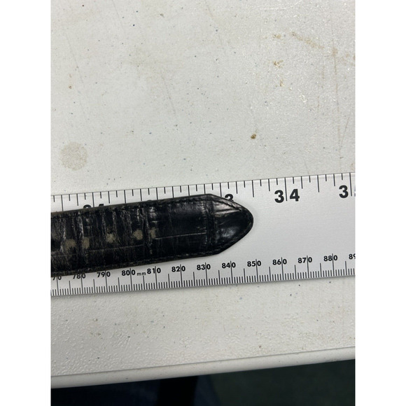 Brighton Marcus Two-Tone Black & Brown Reversible Belt‎ Size S 28 40210 33.5" - Picture 7 of 10